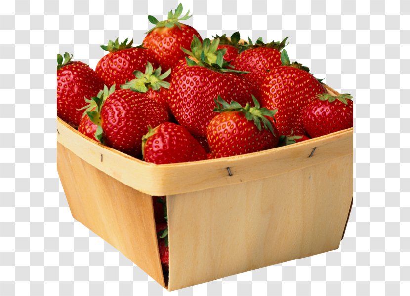 Strawberry Food Raspberry Fruit - Punnet Transparent PNG