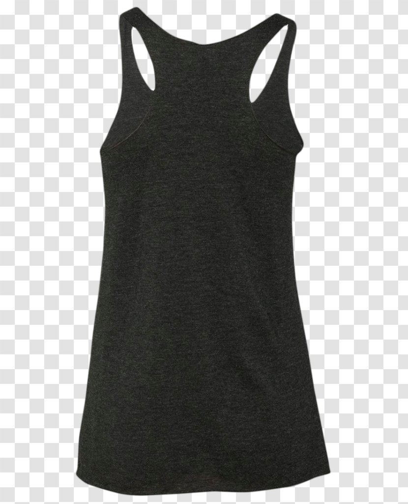 Dress Ruffle Clothing Neckline Top - Black - Tank Transparent PNG