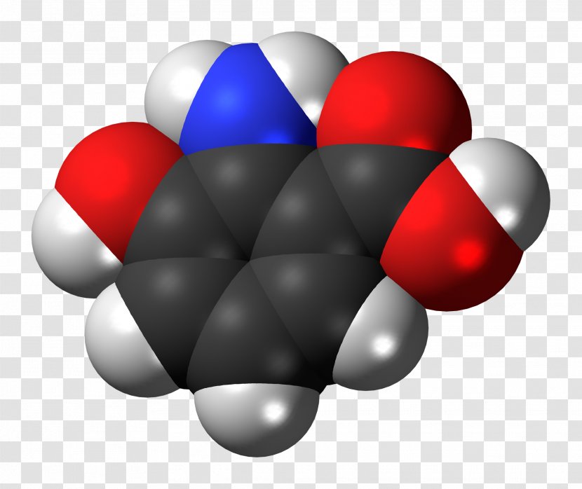 Ball-and-stick Model Molecular Space-filling Molecule Chemistry - Muconic Acid Transparent PNG