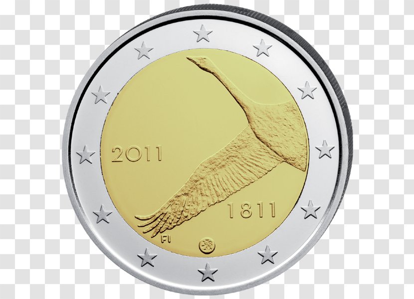 Finland 2 Euro Coin Commemorative Coins - Mint Of Transparent PNG