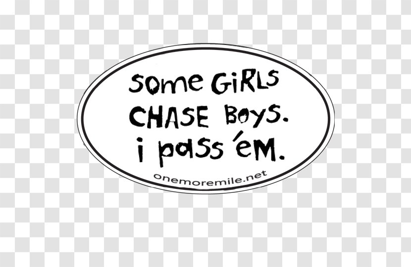 Running Track & Field Girls On The Run Quotation - Cartoon - Car Sticker Collection Transparent PNG