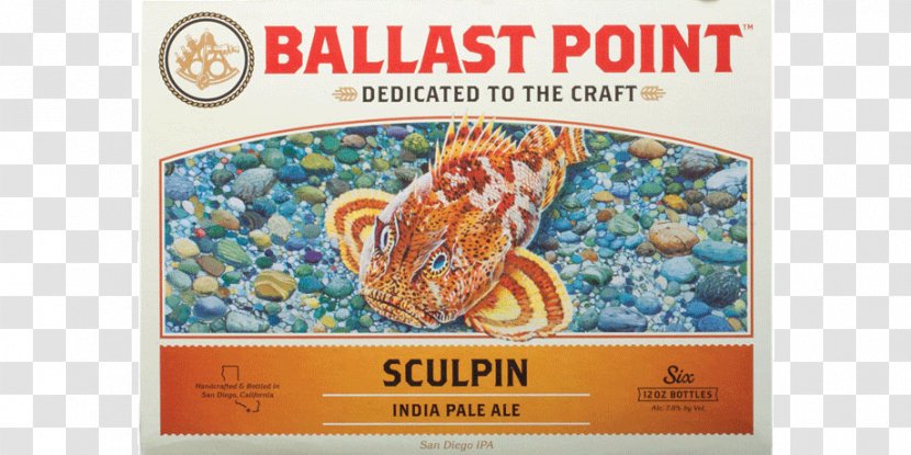 India Pale Ale Beer Ballast Point Brewing Company Transparent PNG
