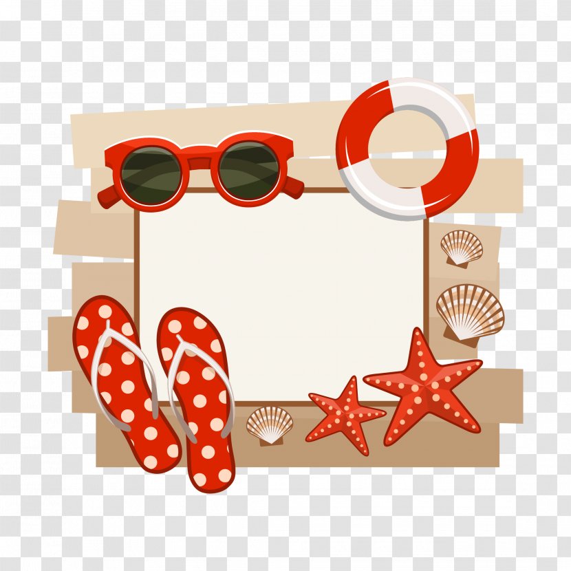 Beach Royalty-free Clip Art - Red - Free To Pull Transparent PNG