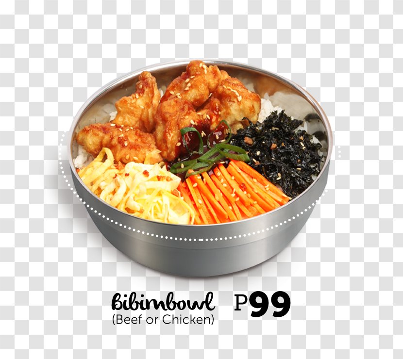 Korean Cuisine Bulgogi Bibimbap Bonchon Chicken Recipe - Reviews Transparent PNG