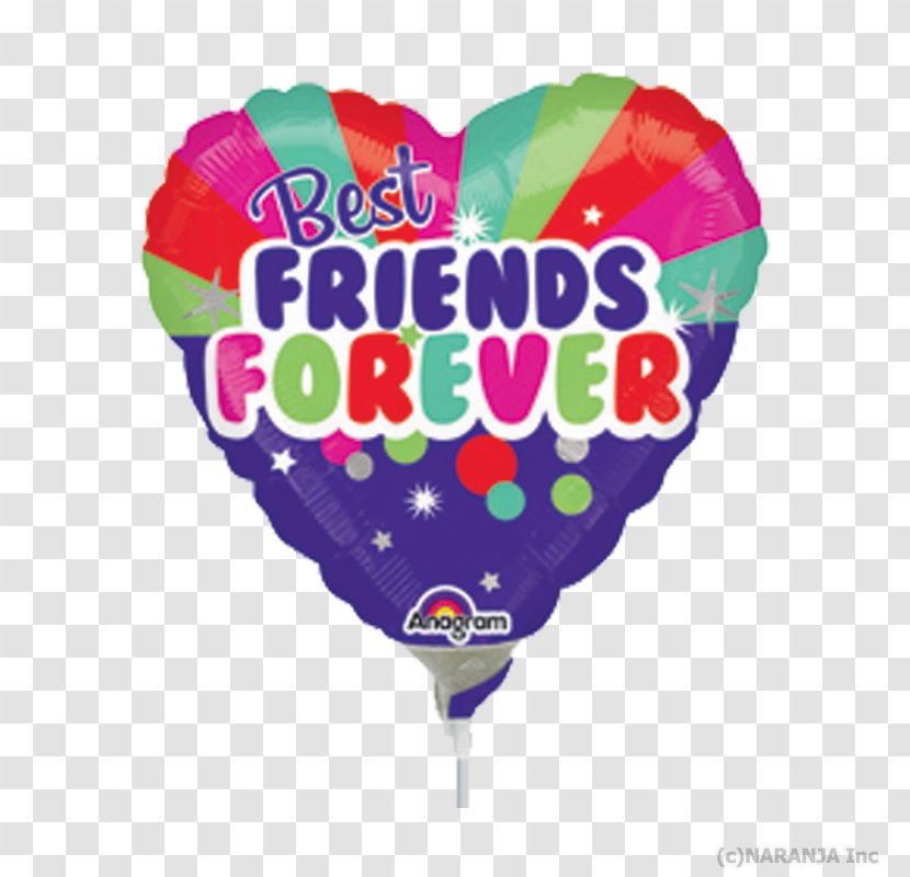 Balloon Font Heart - Best Friends Forever Transparent PNG