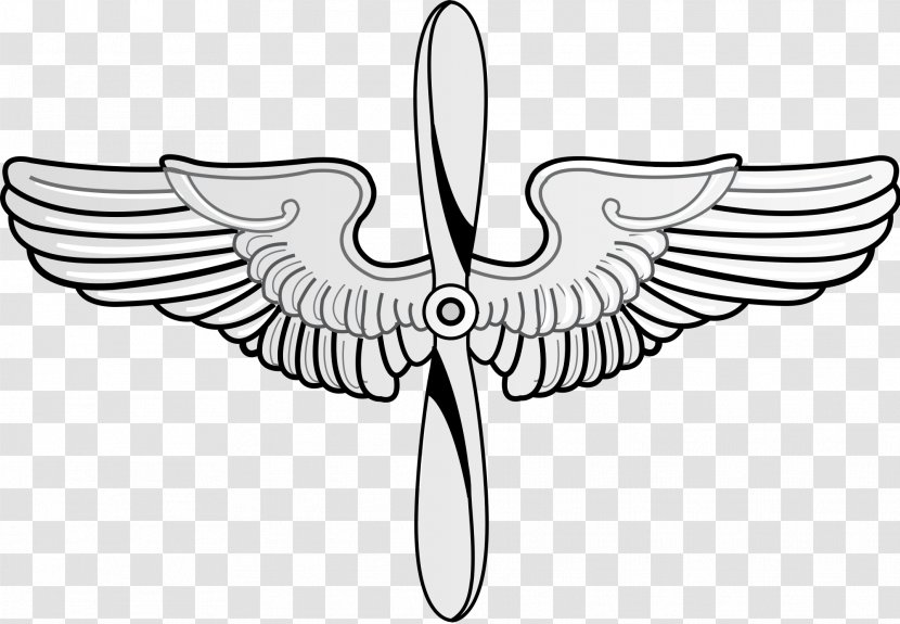 United States Air Force Academy Prop And Wings Flight Nurse Badge - Symmetry - Pilot Cliparts Transparent PNG