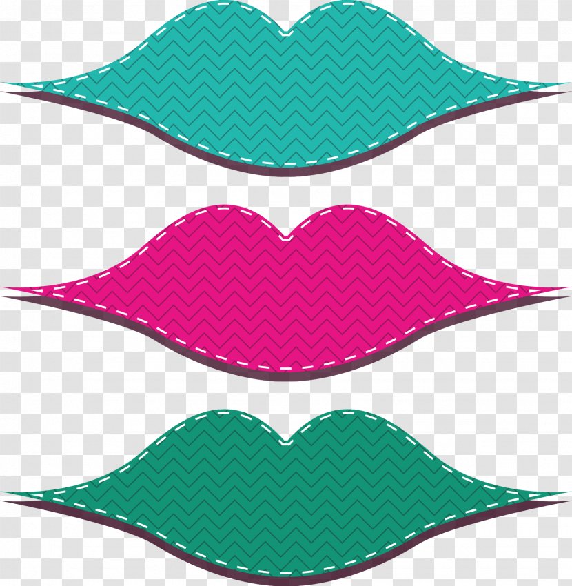 Lip Euclidean Vector Vecteur - Makeup - Lips Transparent PNG