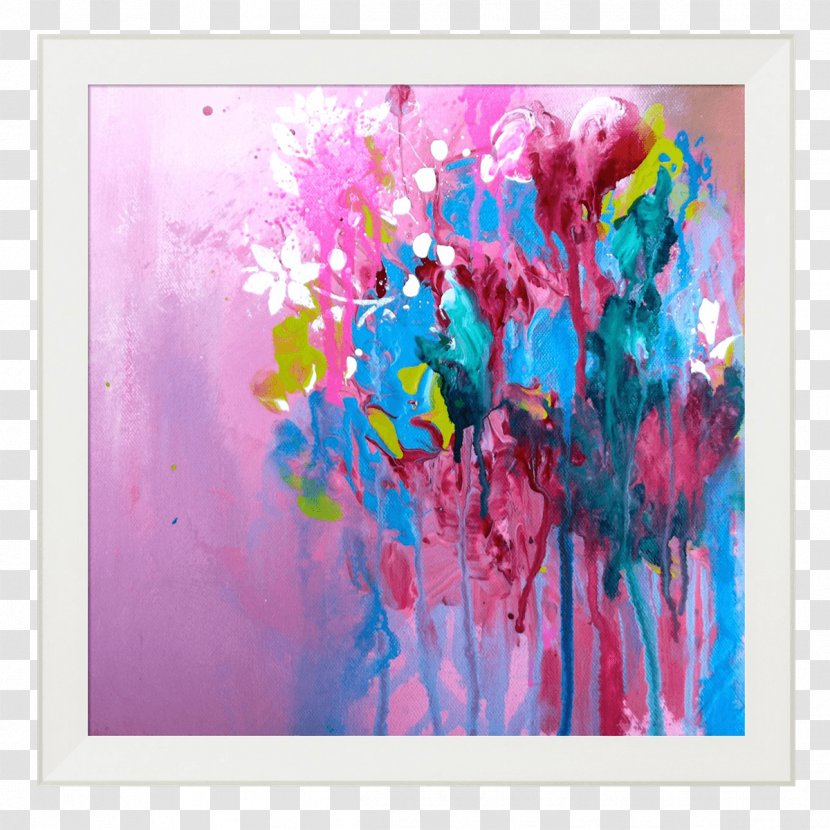 Floral Design Acrylic Paint Painting Art Color - Watercolor Transparent PNG