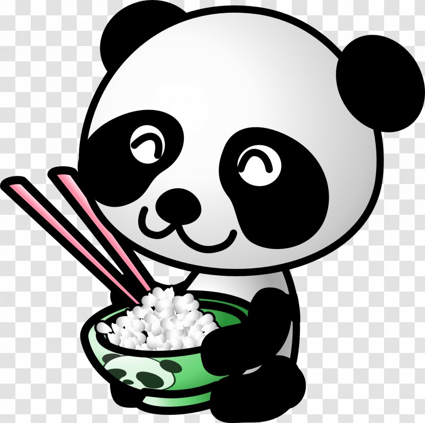 Giant Panda Bear Cartoon Clip Art - Technology Transparent PNG