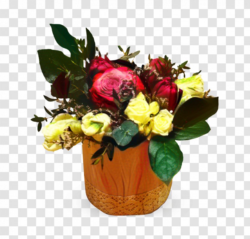 Rose Floral Design Cut Flowers Vase - Artificial Flower - Bouquet Transparent PNG