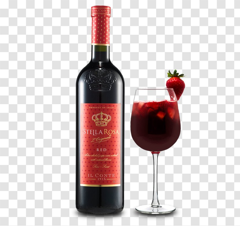 Red Wine Cocktail Dessert Liquor - Stella Starlight Transparent PNG