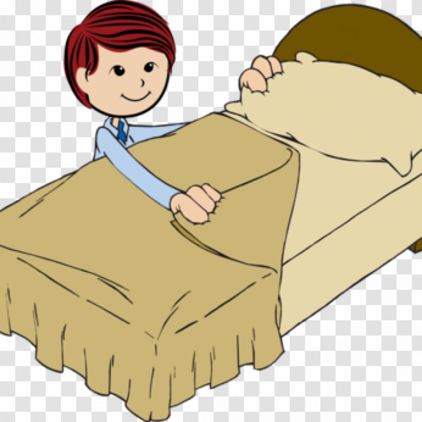 Make Your Bed Clip Art Bed-making Openclipart - Cartoon Transparent PNG