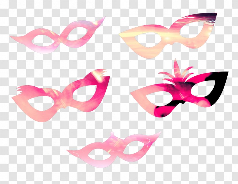 Butterfly Glasses Pollinator Goggles - Masquerade Transparent PNG