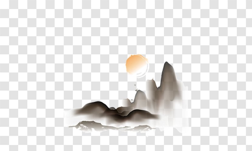 Download - Traditional Chinese Medicine - Painting Mountains And Rivers Transparent PNG