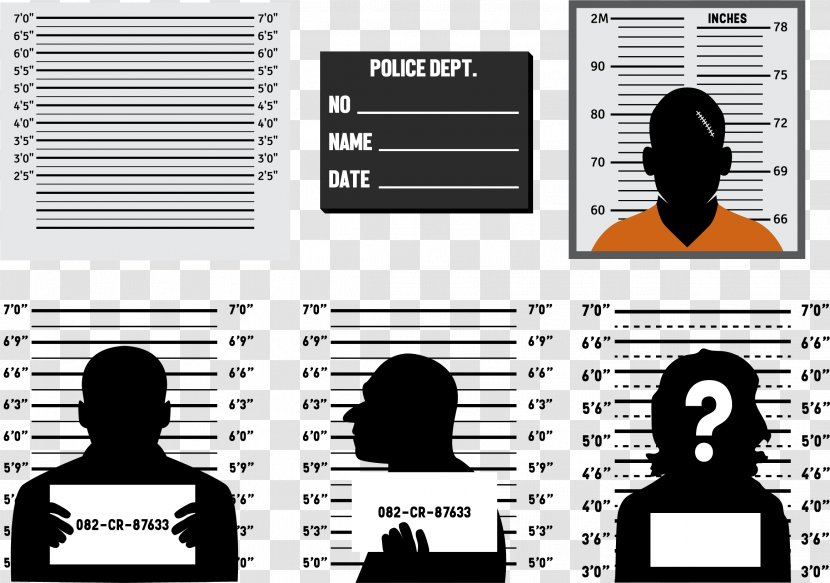 Mug Shot Prison Police Station - Brand - Cartoon Style Face Photos Transparent PNG