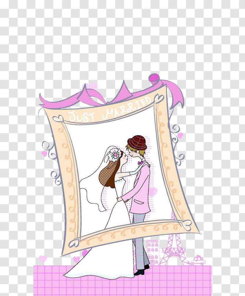 Wedding Photography Cartoon Marriage - Watercolor Transparent PNG