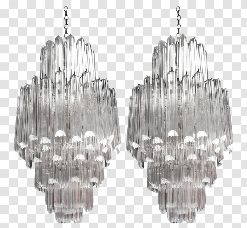 Chandelier Murano Glass Light Fixture Transparent PNG