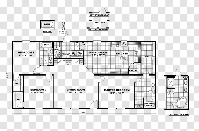 Floor Plan House Bedroom Living Room Transparent PNG