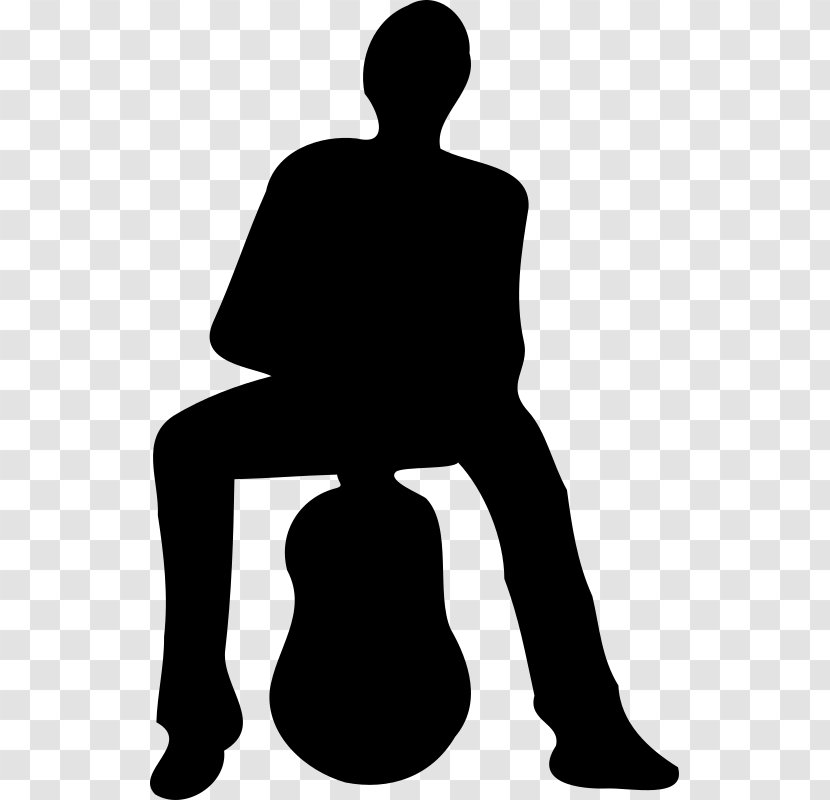 Guitarist Silhouette Clip Art - Guitar Transparent PNG