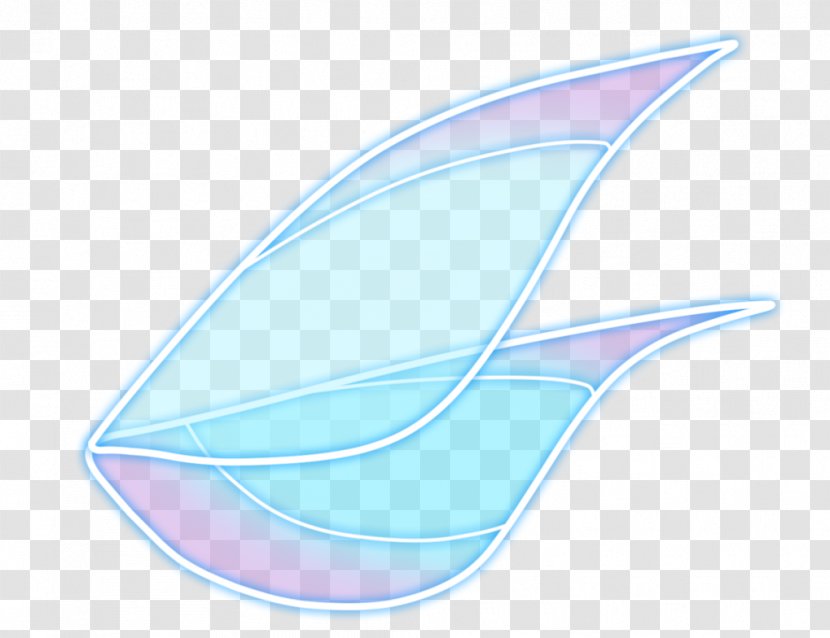 Line Font - Leaf - Neon Wings Transparent PNG