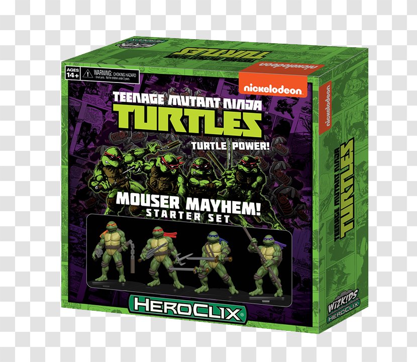 HeroClix Splinter Raphael Shredder Teenage Mutant Ninja Turtles Transparent PNG