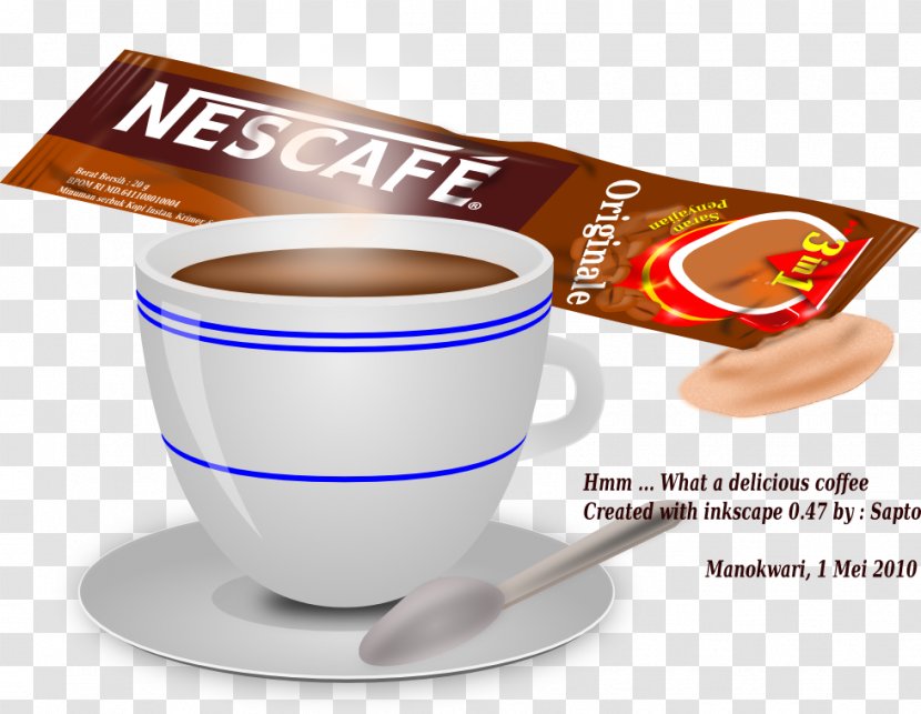 Instant Coffee Cup Ristretto White Espresso - Flavor Transparent PNG