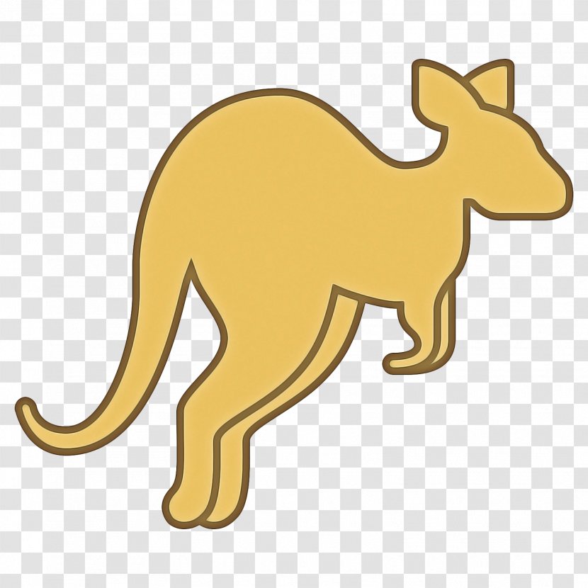 Kangaroo Cartoon - Logo - Wildlife Animal Figure Transparent PNG