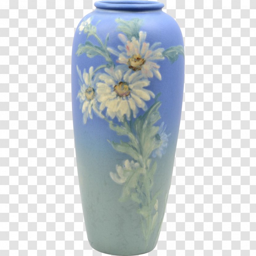 Vase Ceramic Urn Cobalt Blue Transparent PNG