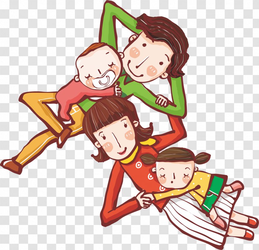 Cartoon Illustration - Tree - Family Transparent PNG