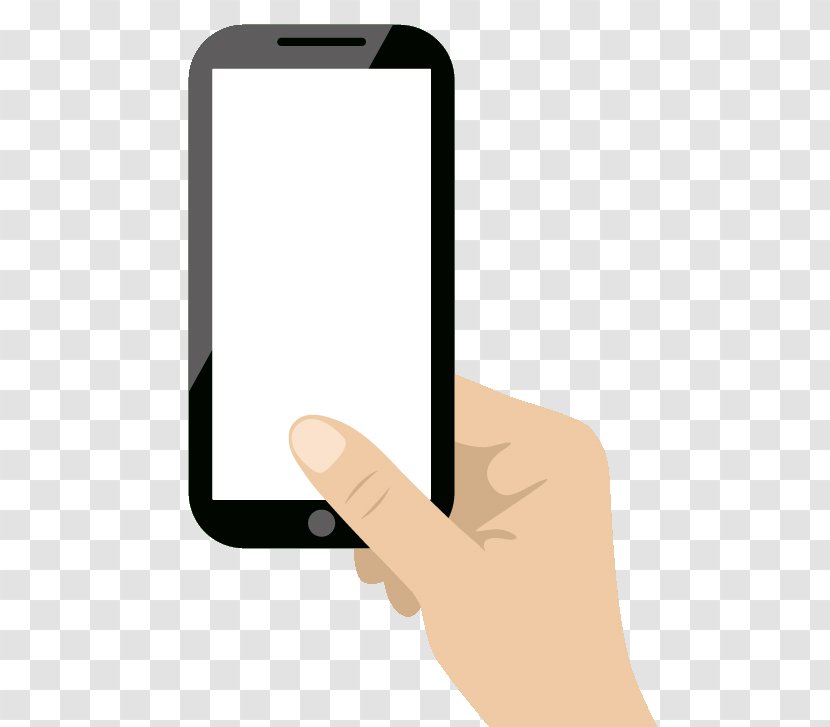 Smartphone Mobile Phones - Flat Design Transparent PNG