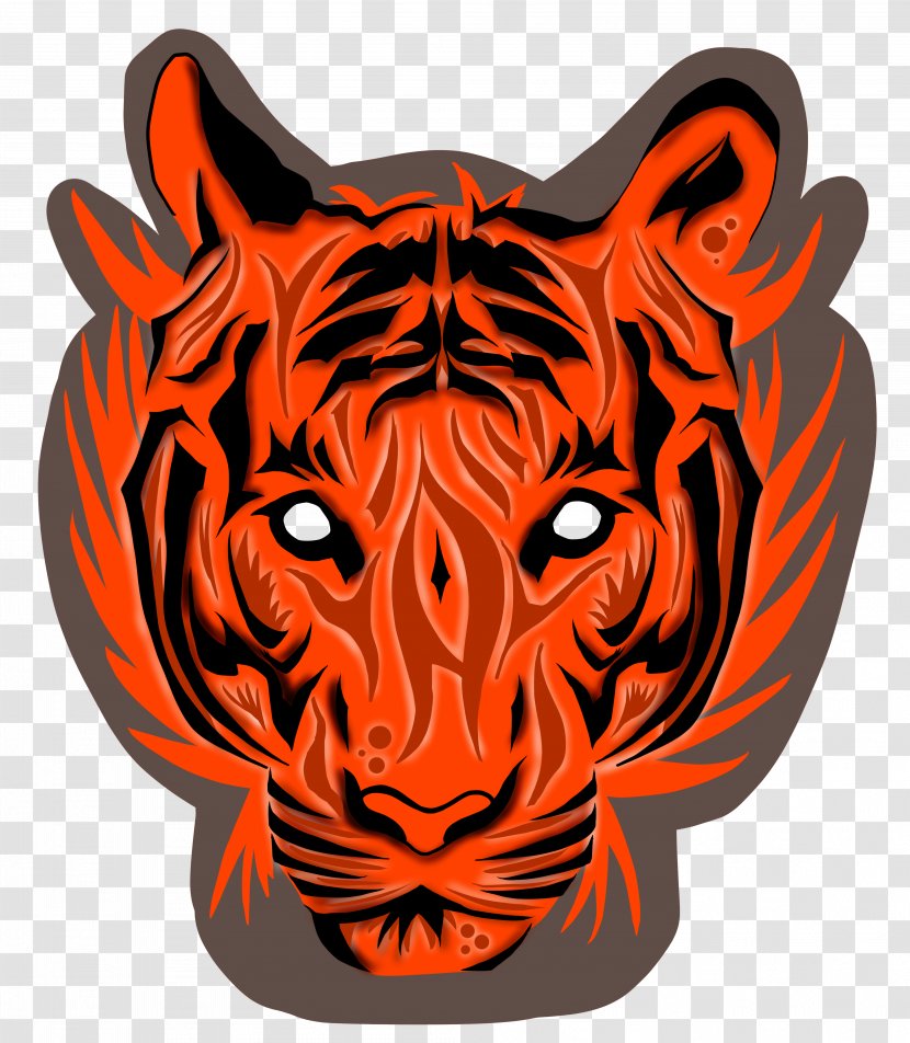 Tiger Big Cat Character - Carnivoran Transparent PNG