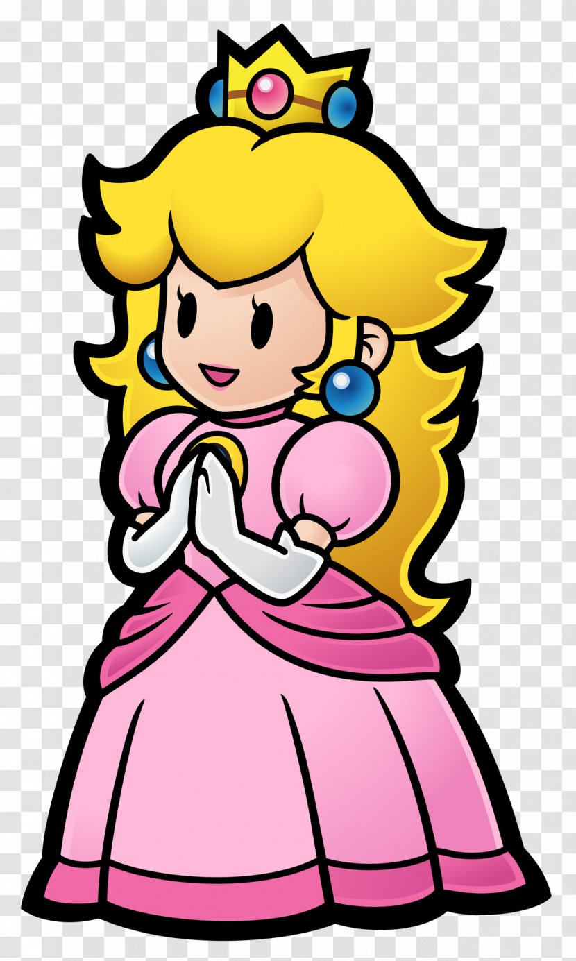 Super Mario Bros. Paper Mario: Sticker Star - Kart 7 - Princess Peach Image Transparent PNG