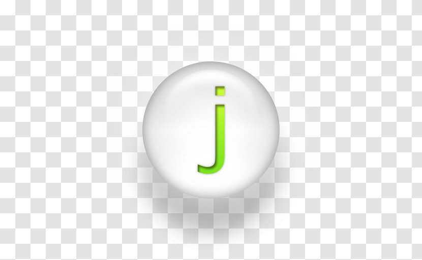 Circle Font - Green - Icon Hd Letter J Transparent PNG