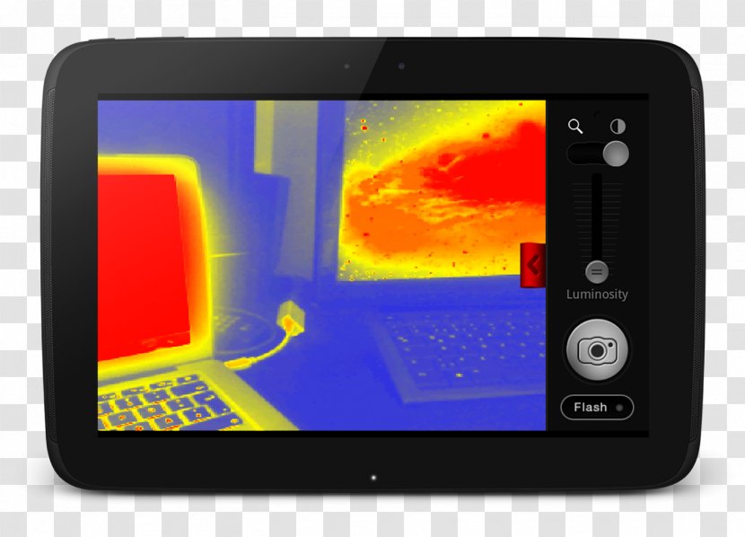 Thermal Vision Camera Effects Android Photography - Embroidered Effect Ui Transparent PNG