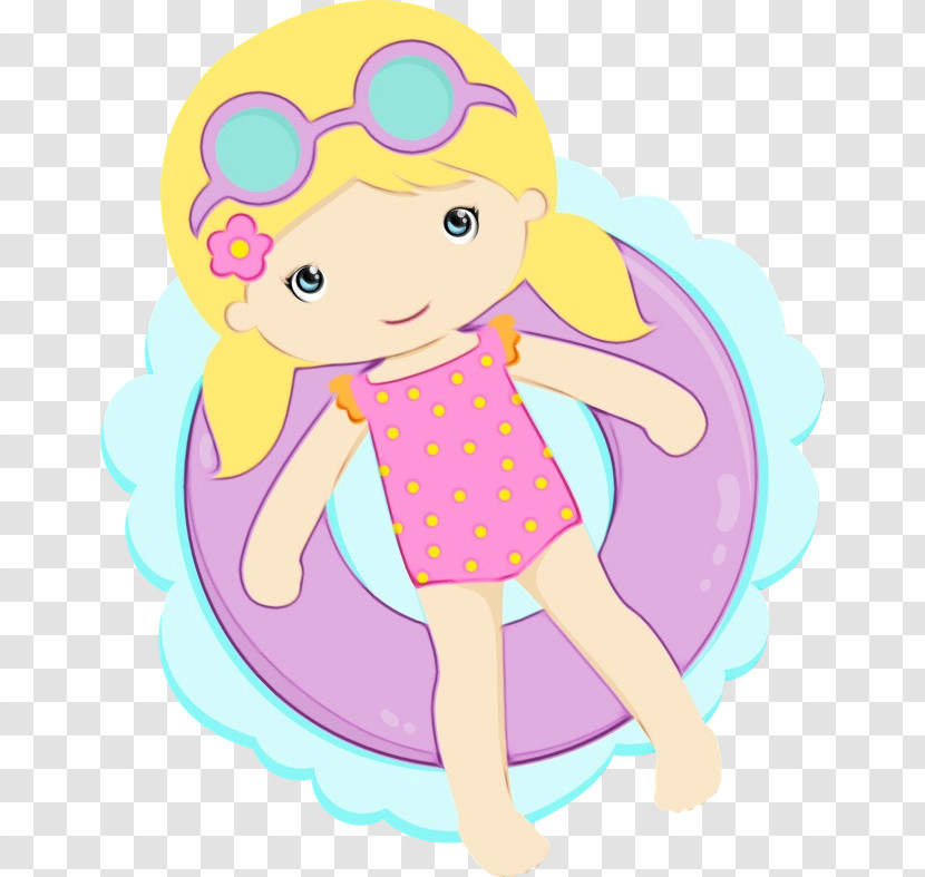 Character Pink M Area Line Infant Transparent PNG