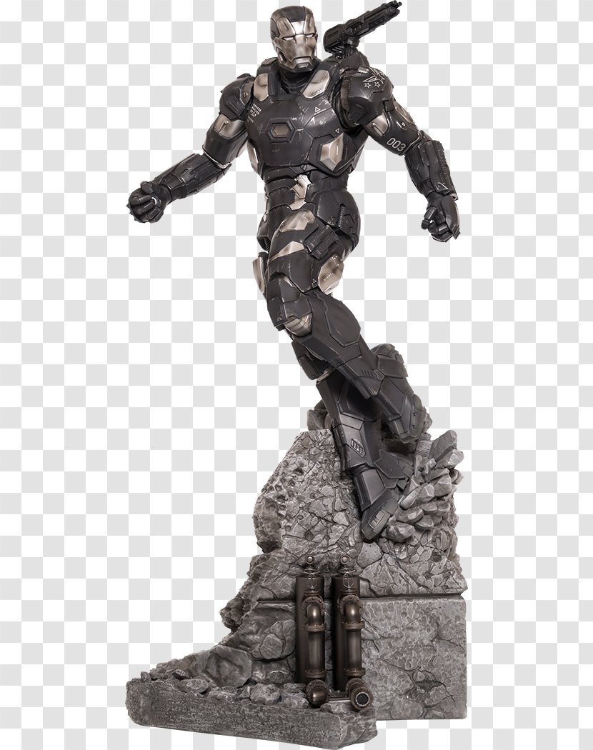 War Machine Captain America Iron Man Bucky Barnes Marvel Cinematic Universe - Classical Sculpture - Stone Statue Transparent PNG