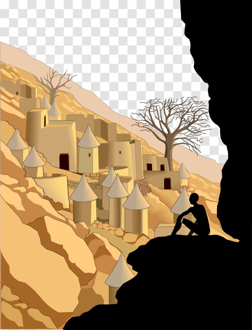 Xara Architecture Building Clip Art - Castle On The Hill Transparent PNG