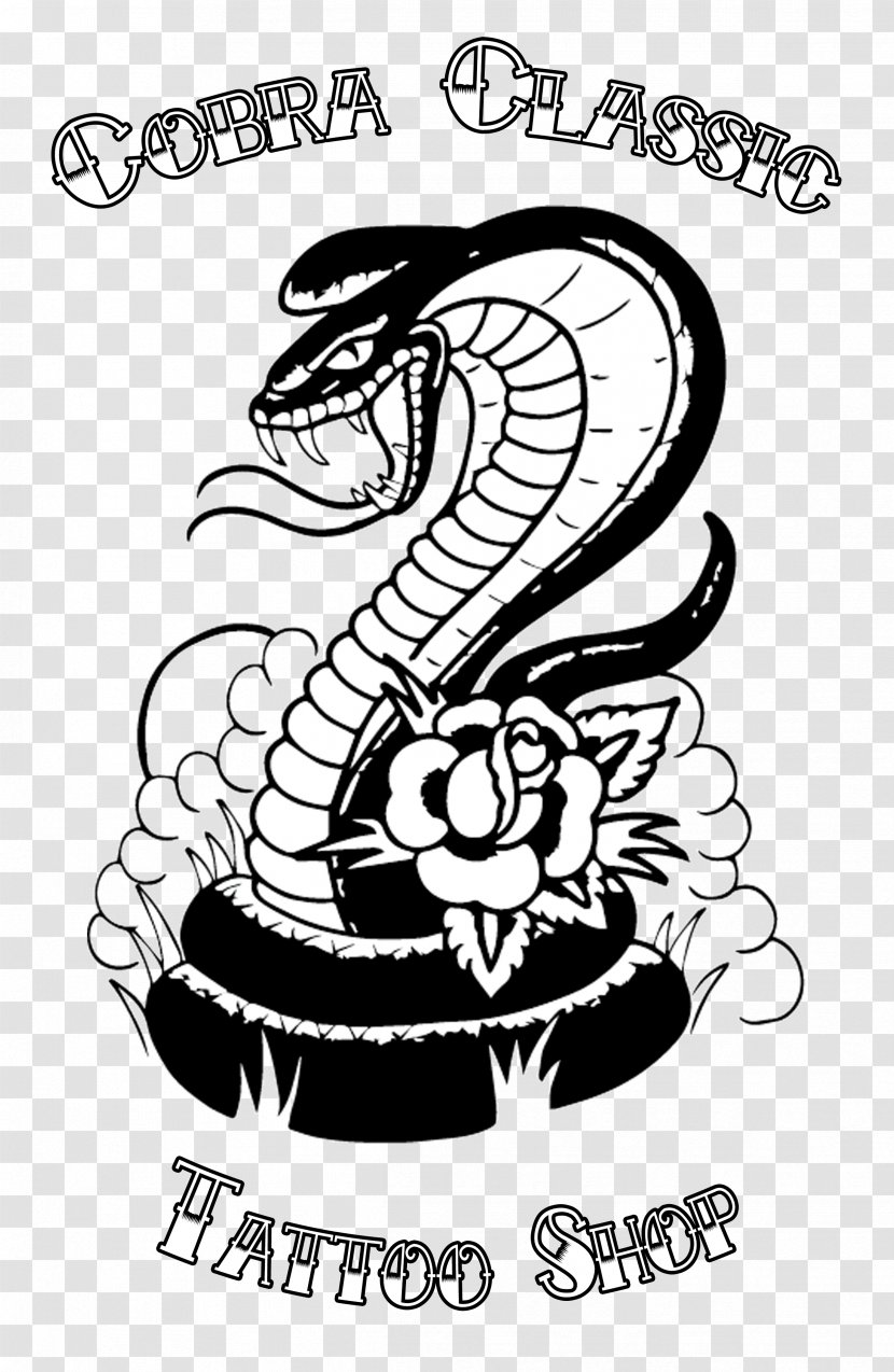 Cobra Classic Tattoo Artist Clip Art - Snake Transparent PNG