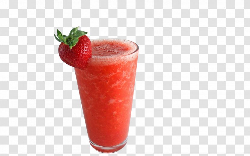Smoothie Milkshake Orange Juice Lemonade - Granita - Strawberry Transparent PNG