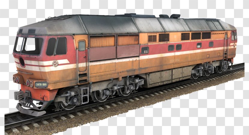 Rail Transport Electric Locomotive Trainz Simulator 12 TEP70 - Train Transparent PNG