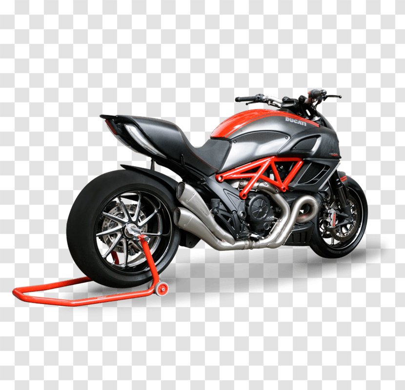 Exhaust System Ducati Diavel Motorcycle Muffler - Automotive Transparent PNG