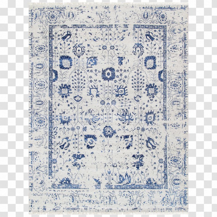 Wool Needlework Carpet Knot Mihriban - Noori Rug Transparent PNG
