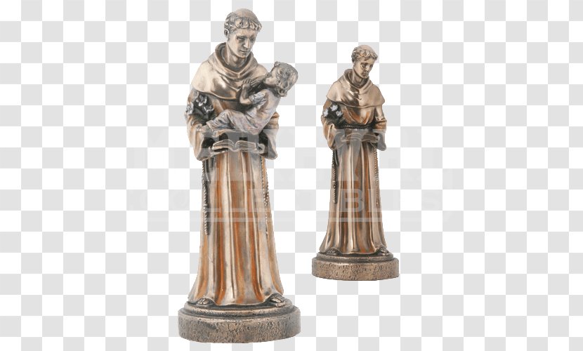 Statue Figurine Classical Sculpture Child Jesus - Anthony Of Padua Transparent PNG