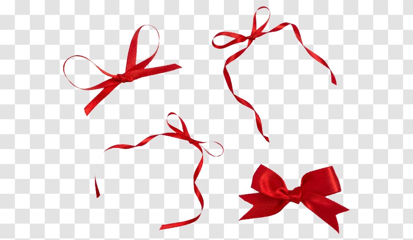 Red Ribbon Stock Photography Transparent PNG
