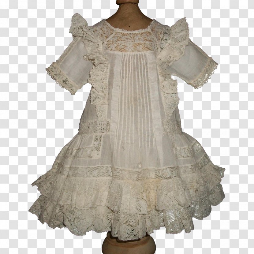 Doll Vintage Clothing Antique Dress - Neck - French Fashion Transparent PNG