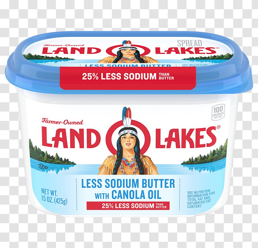 Land O'Lakes Vegetarian Cuisine Food Butter Salt Transparent PNG
