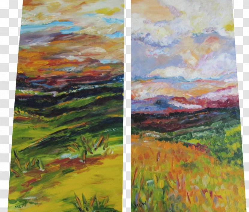 Watercolor Painting Acrylic Paint Modern Art - Sky Plc - Irish Landscapes Transparent PNG