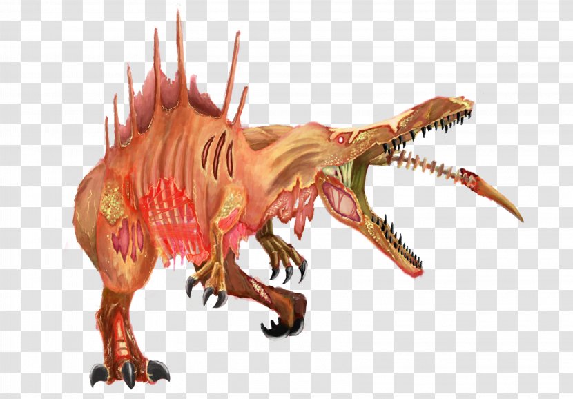 Spinosaurus Tyrannosaurus Social Media Art Dinosaur - Jurassic Park 3 Transparent PNG