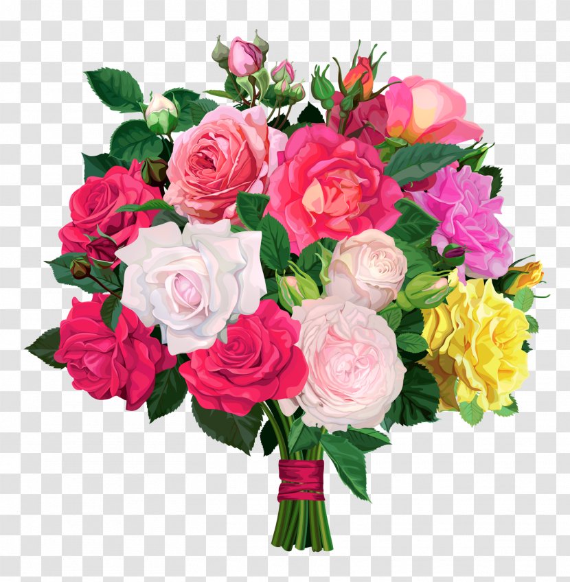 Flower Bouquet Rose Clip Art - Family Transparent PNG