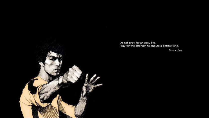 Desktop Wallpaper Martial Arts Film - Cartoon - Bruce Lee Transparent PNG